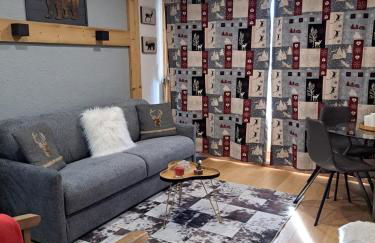 STUDIO 2 ALPES STYLE CHALET au PIED DE TELESIEGE DU DIABLE - Foto 23