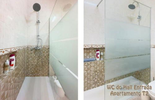 Os Apartamentos A Ramos na Praia da Galé Estão inserido em Condomínio com PISCINA, Fica apenas a 350 Metros da Praia da Galé - Apartamentos com Ar Condicionado tanto nos Quartos como na Sala, Smart TV com Prime Vídeo e Cozinha Completa - Foto 47