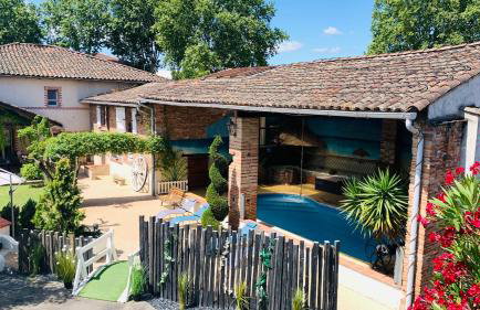 Studio Au Clos Saint Georges , piscine et Spa - Foto 1