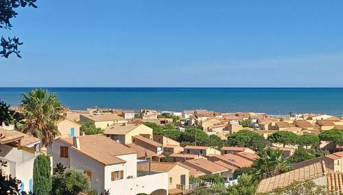 Plain-pied, terrasse, piscine, pleine vue mer, plage à 6' à pied, parking, wifi - Foto 4