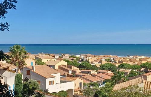 Plain-pied, terrasse, piscine, pleine vue mer, plage à 6' à pied, parking, wifi - Foto 4