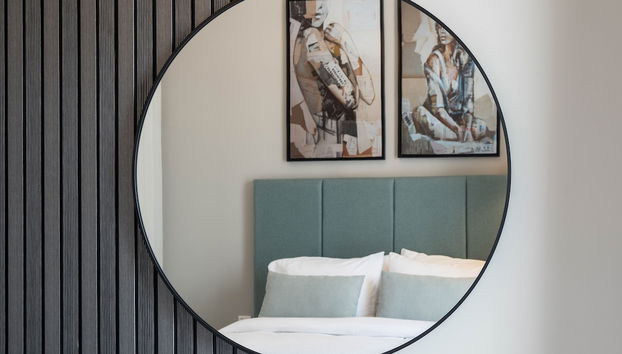 1BR Retreat in Business Bay - Foto 5, Habitación