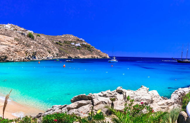 Balade en bateau dans le sud de Mykonos + Déjeuner - Photo 1