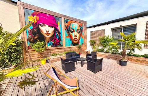 Loft 250 m2 Toit Terrasse Parking Netflix - Foto 59