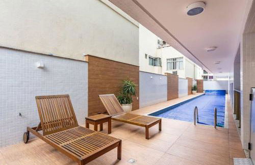 Apart Praia de Icaraí Vista Lateral para o Cristo - Foto 41