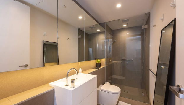 Stunning 1-bed Unit in 56th Floor in Southbank! - Foto 5, Baño