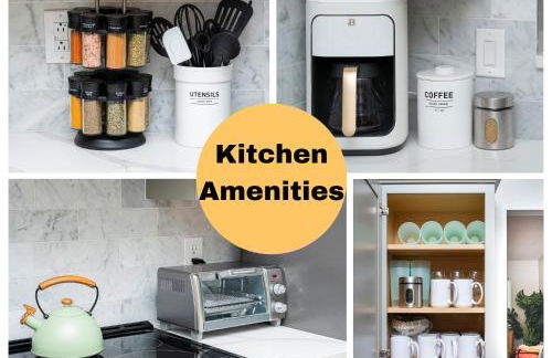 5 min to Grand Park, 1Level, Stocked Kitchen, King Bed, GameRm, Firepit, BBQ, Pet Friendly - Foto 15