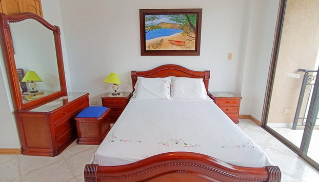 Sea View - Rodadero - First Beachfront Line - 2 Pools - Photo 4, Chambre