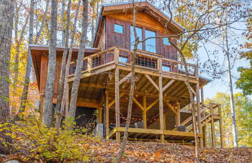 Cozy Cabin Retreat w/ Hot Tub & Nature Views - Foto 37