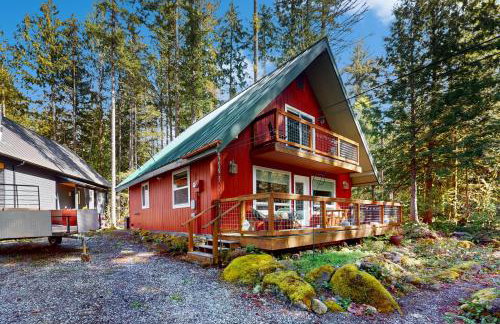 Wooded-View Decks: Family Cabin Retreat in Deming - Foto 24