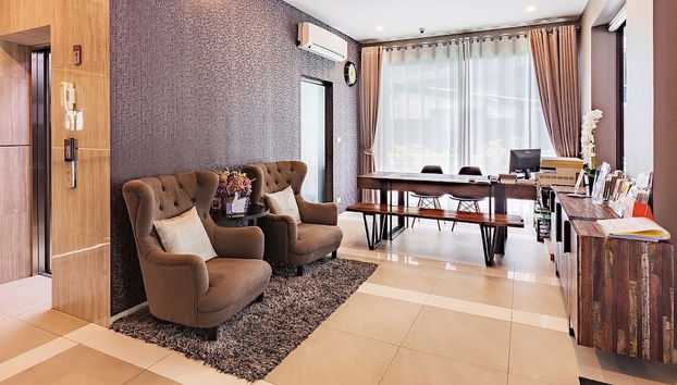 Sala de estar do lobby