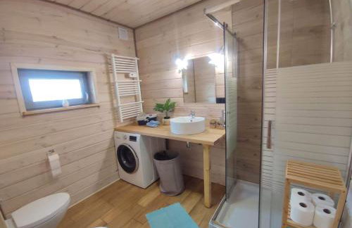 Mazury Dom Oluś nad jeziorem Sasek Wielki z gorącą balia z funkcją jakuzzi - Foto 44