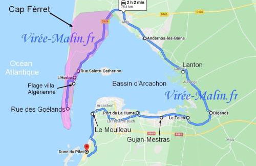 Maison piscine 4 ch Carcans Médoc Bassin Arcachon - Foto 16