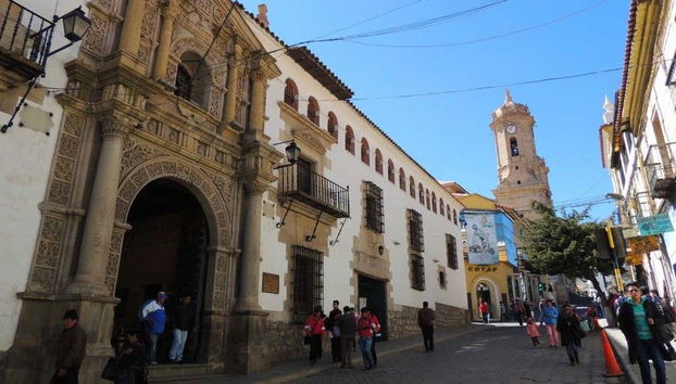 Entrée de la Casa Nacional de la Moneda