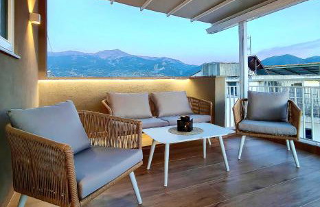 Βεράντα με Θέα και Ηλιοβασίλεμα " Parking & Ασανσέρ " " Άνεση για 4 " Sielo urban living - Foto 2