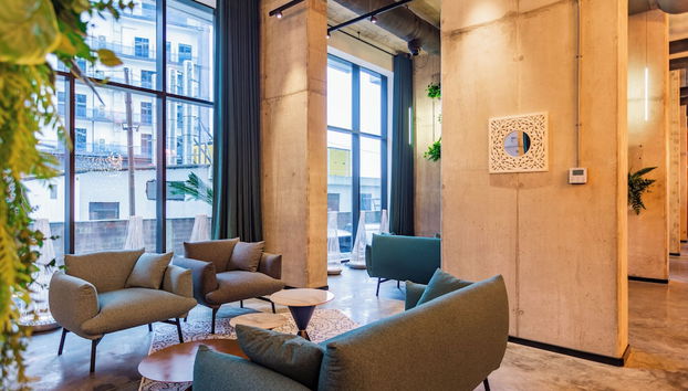 Zona de estar del vestíbulo