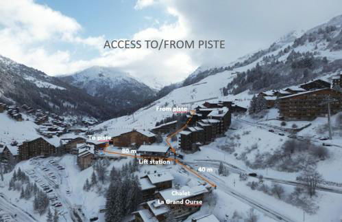 Chalet La Grande Ourse Meribel 135 m2 apartment near pistes - Foto 24