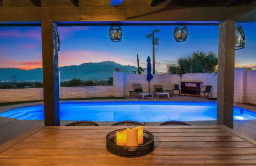 Mountain View Oasis - Private Pool, Game Room & Fire Pit Overlooking Coachella Valley - Foto 58