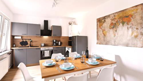 Große 80qm 3 Zimmer Wohnung, nahe Messe & Klinikum, 2x 55" Smart TV, Netflix, Keyless - Foto 3