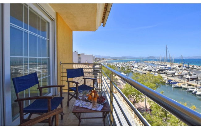 Modern Apartment in Can Picafort Nice View of the Harbor, Near the Beach - Foto 13