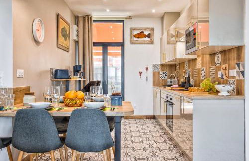 VILLA 139 LA VAGUE - FRONT DE MER - appartement contemporain et terrasse sur cour - 2 à 6 personnes - Rez-de-chaussée - Photo 6