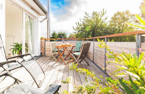 Casa Ueberall - Ruhige DG-Ferienwohnung für 2 Erwachsene in Burg - Balkon mit Abendsonne, hochwertige Ausstattung, überdachter E-Bike-Stellplatz, Nähe zur Altstadt & Restaurants - Foto 22