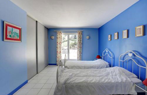 villa 8 pers, climatisée, piscine chauffée, un havre de paix sous les pins parasols - Foto 18