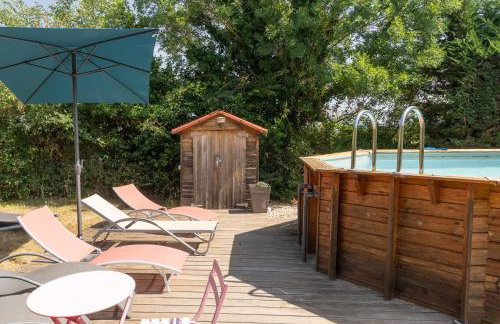 Belle Maison En Pierre Avec Piscine - Foto 26