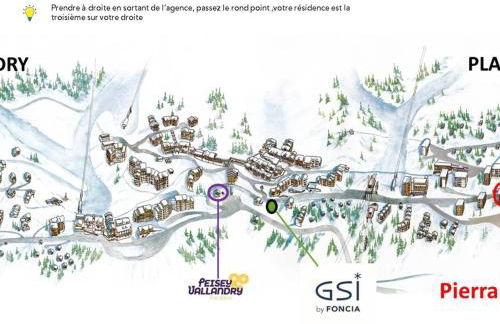 Location Studio 4 pers avec balcon à Plan Peisey - FR-1-757-105 - Foto 15