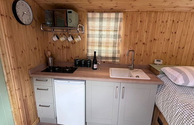 Shepherds Hut With Hot Tub - Foto 15