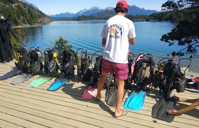 Bautismo de buceo en el lago Moreno - Foto 7