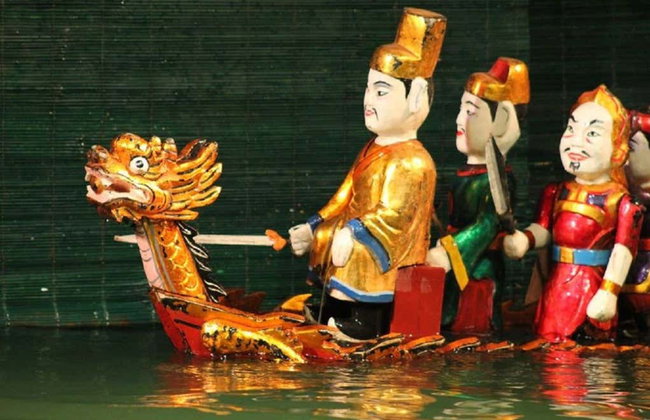 Entradas para el espectáculo de marionetas de agua de Hanói - Foto 2