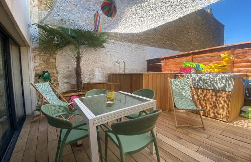 Charentaise 6-8 personnes avec piscine - Foto 1