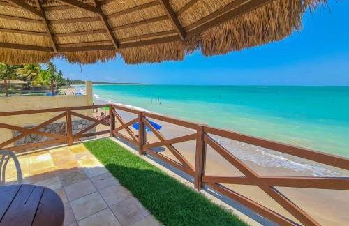 Casa à Beira Mar, piscina e 4 suítes na praia de Ipioca-Maceió-AL - Vila Ipioca - Foto 8