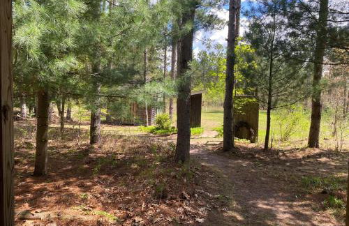 Cabin in the woods with fire pit and porch - Foto 37