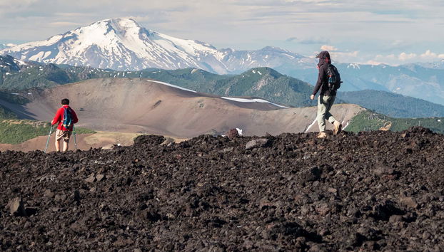 Trekking de ascenso al cráter Navidad