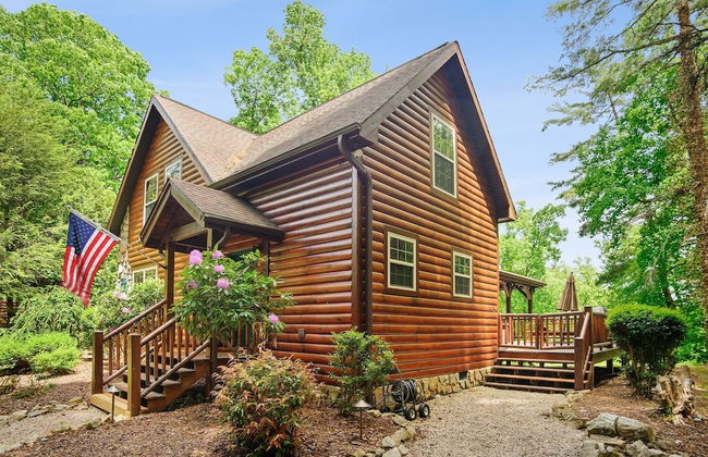 Tree Top Lodge - Gorgeous Lake Cabin With Hot Tub & Magnificent Views Of Forests And Mountains! 3 Bedroom Cabin by Redawning - Foto 56