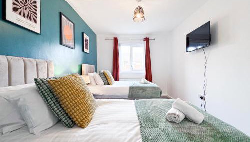 Lokfu Garden By Furnished Accommodation 3 Bedroom House Free Parking Perfect For Contractors and Families - Foto 5, towels, heating