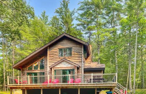 ADK Cabin with Hot Tub, Near Whiteface, Lake Placid, Fire Pit, Game Rm - Foto 1