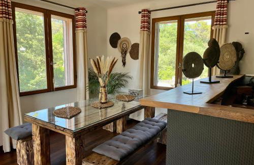 Villa Exotica et belle cabane en bois idéal famille - Foto 27