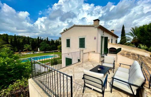 Son Jordi nou, beautiful villa near Alaro big swimming pool, BBQ mountain views 12people - Foto 10