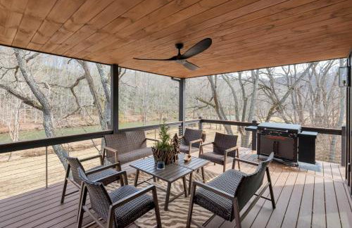 Lux Riverfront Retreat- Hot Tub, Game Room, Views! - Photo 17