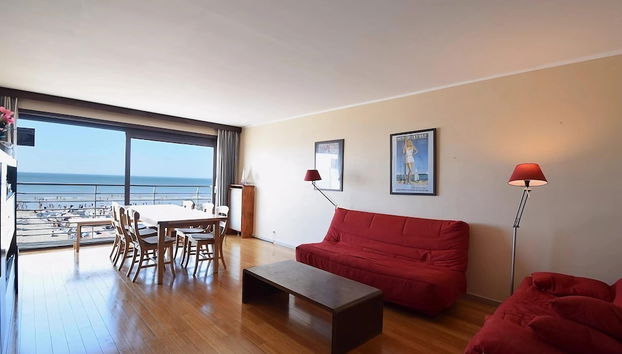 Apartment on Belgian Coast With Sea View - Foto 4, Zona de estar