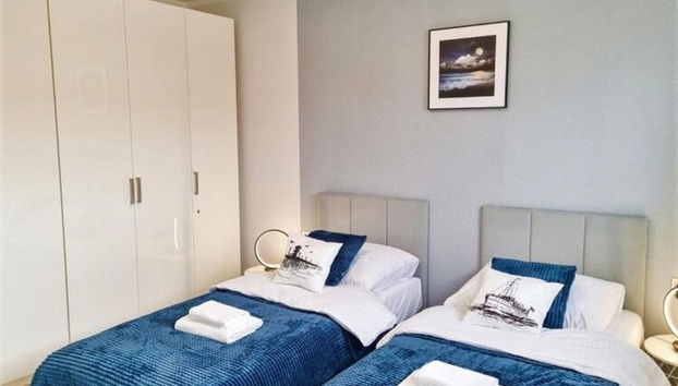 Unique Apartment With a Balcony in Darlowko - Foto 5, Habitación