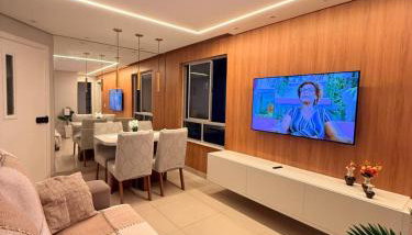 Apartamento 100 metros da praia com piscina - Foto 4