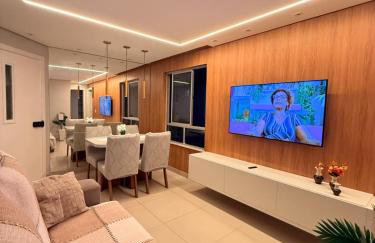 Apartamento 100 metros da praia com piscina - Foto 4