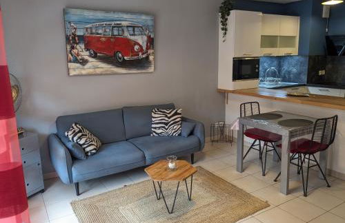 Charmant appartement de 41m2 avec linges de maison et ménage compris, 2 pièces à Lamalou-les-Bains pour 2 personnes - Foto 1