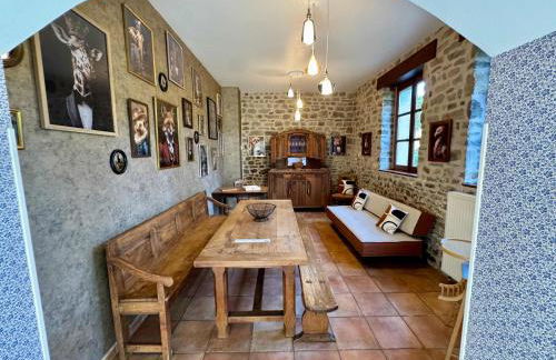 La Clef Decamp La Longère 1750 Hambye piscine grand jardin - Foto 25