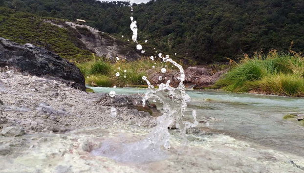 Visitando as termas de San Juan