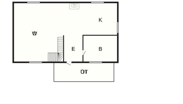 4 Person Holiday Home in Tallberg-by Traum - Foto 5, Grundriss